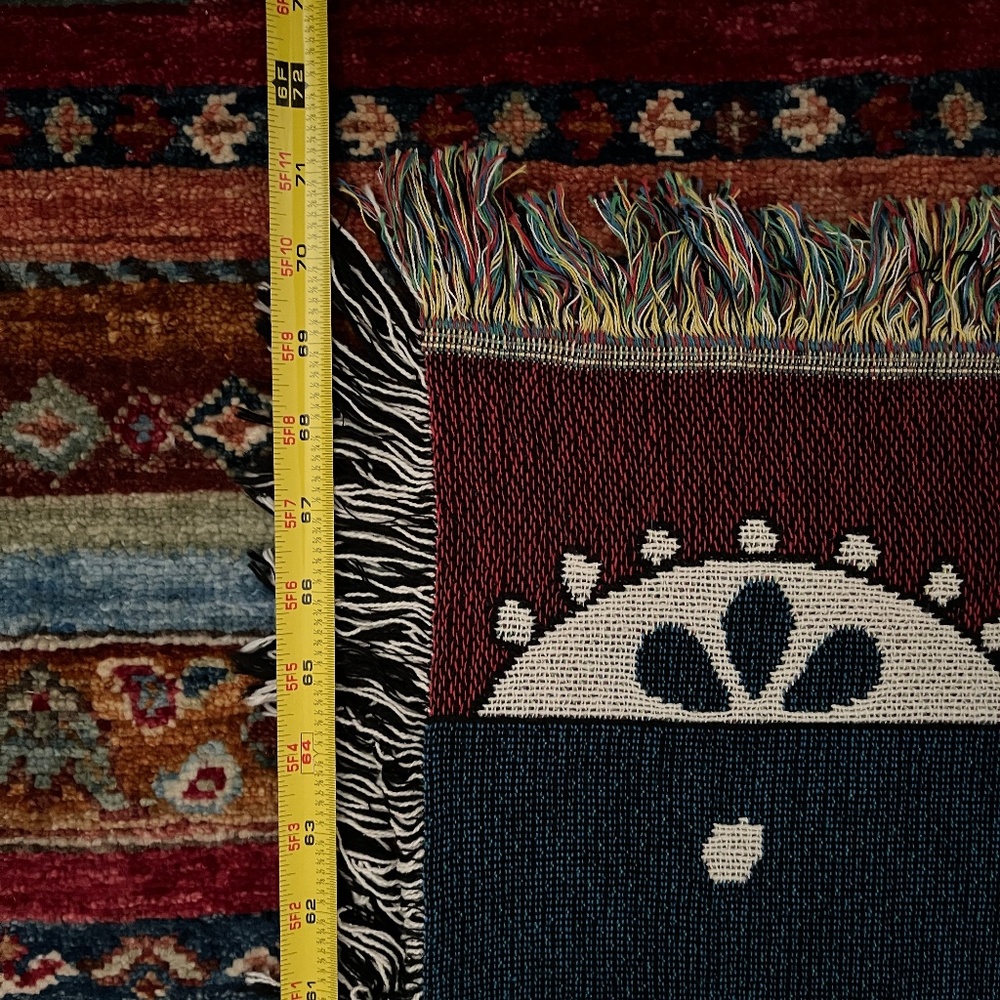 Mary Engelbreit Tapestry Throw with Fringe - Picture 5 of 8